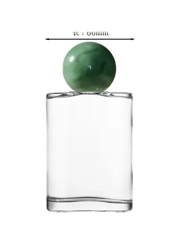 100 ml flat perfume bottle