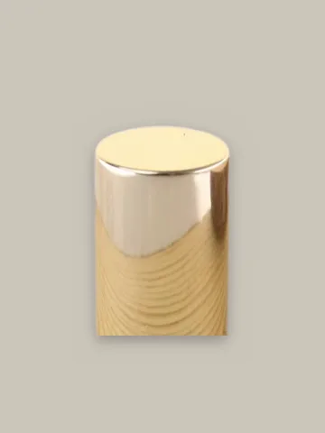 Metal overcap, gold