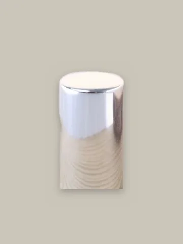 Metal overcap, silver
