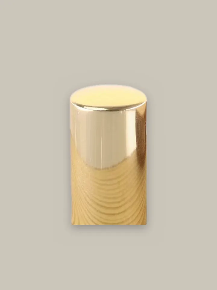 Metal overcap, gold