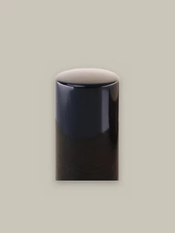 Metal overcap, black