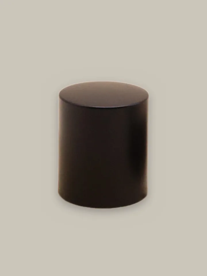 Designer cap, matte black, weighted