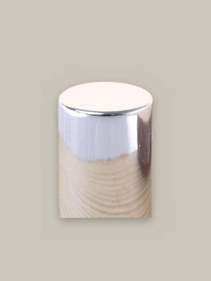 Metal overcap, silver
