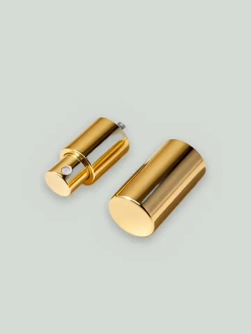 Screw pump, gold metallised plastic