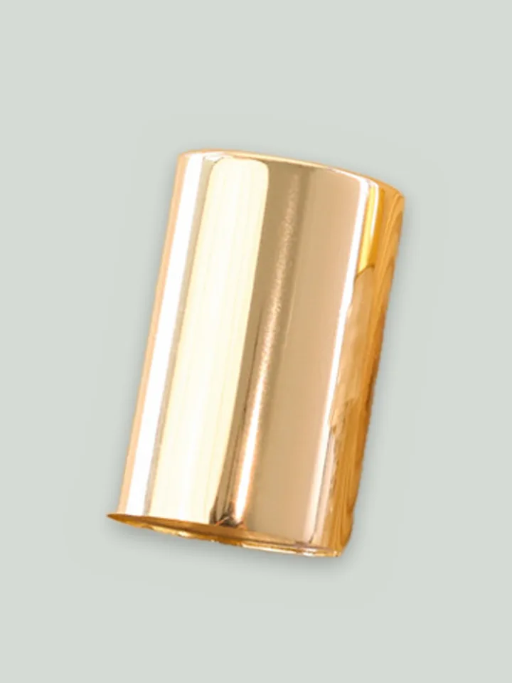 Crimp pump, gold metallised plastic (3-piece set)