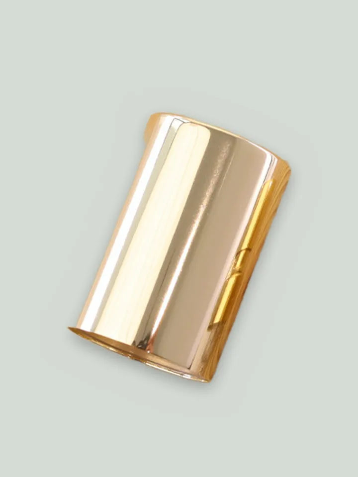 Crimp pump, gold anodised aluminium (3-piece set)