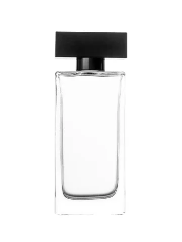 QB-0162 with Crimp pump, silver metallised plastic and Designer cap, black