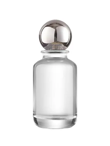 QB-0064 with Crimp pump, gold metallised plastic and Ball cap, silver