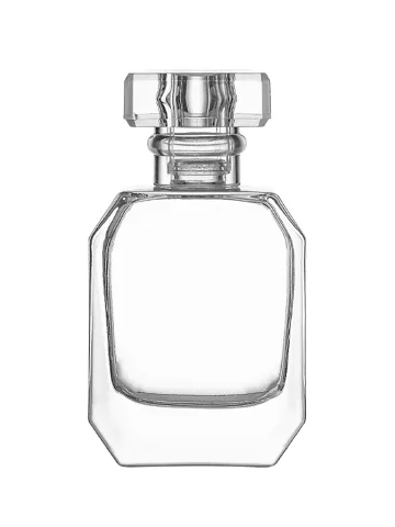 QB-0043 with Crimp pump, silver metallised plastic and Designer cap